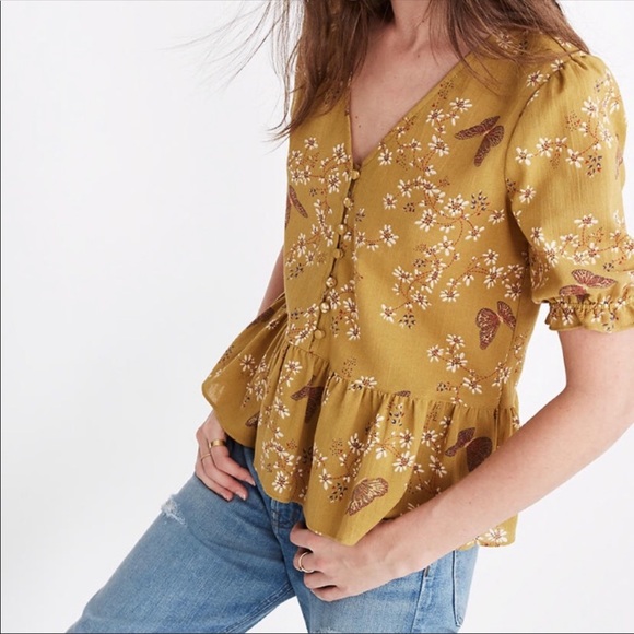 Madewell Tops - Madewell Courtyard Ruffle Top